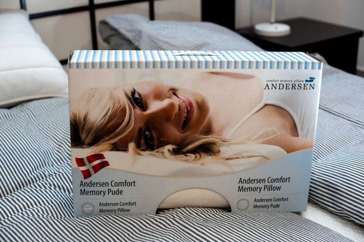 Подушка ортопедична з пам'яттю Andersen комфортна Andersen (Данія) розмір 40х60, висота 13/10