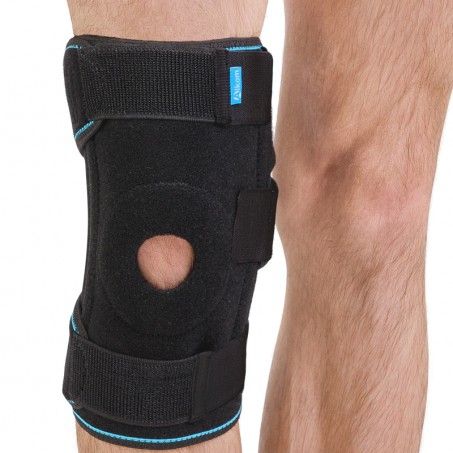 Ортез на колінний суглоб зі спіральними ребрами жорсткості універсальний Алком 4054