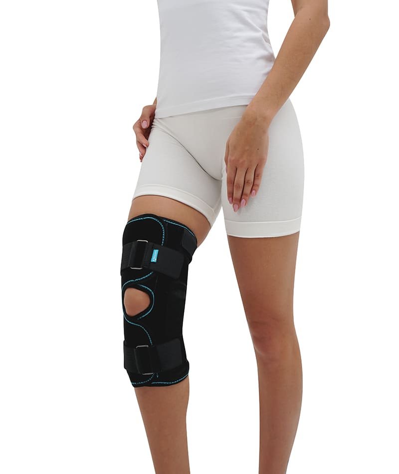 Бандаж (ортез) разьемный на коленный сустав Алком 3052 размер 1